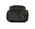 Ruthenium Quilted Falabella Backpack, top view